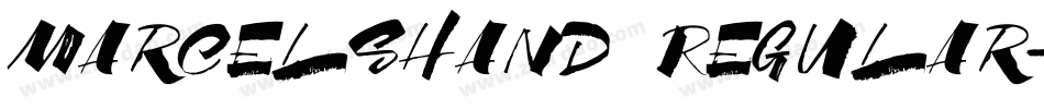 MarcelsHand Regular字体转换
